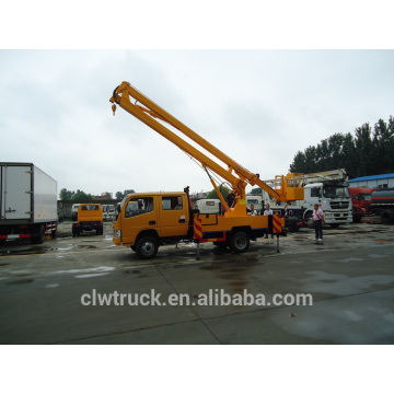 2014 Best Price Dongfeng crew cab 14M high lift platform truck